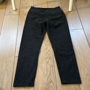 Gray Cropped Beyond Yoga Leggings